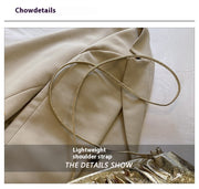 Simple Hair Clip Shoulder Crossbody Evening Bag